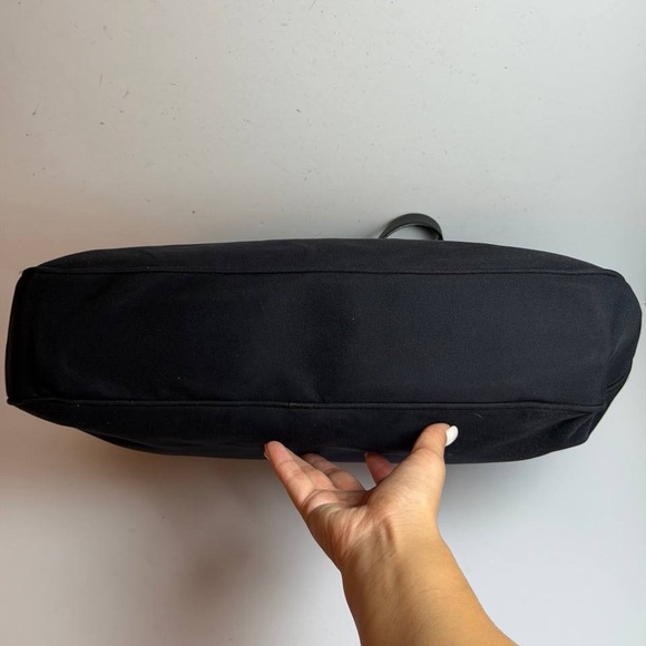 Salvatore Ferragamo Vala Shoulder Bag Nylon Black - Picture 9 of 11